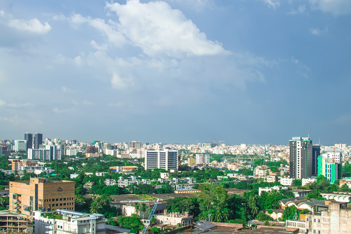 ঢাকা শহরের দৃশ্য